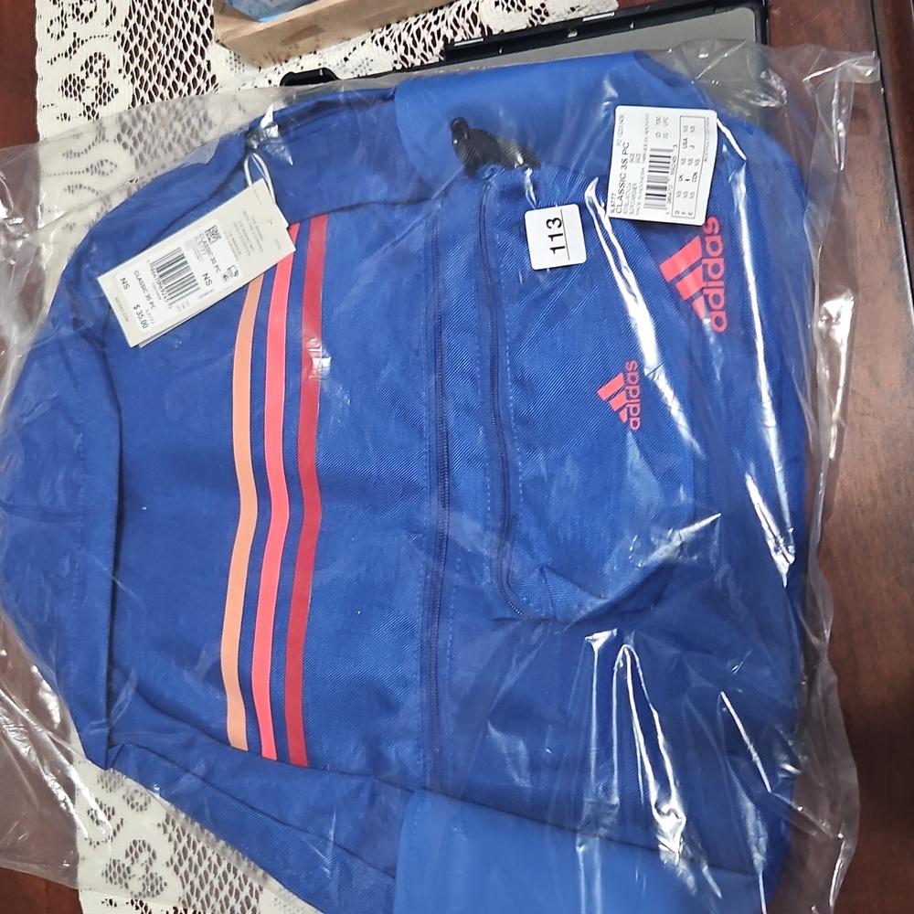 Adidas book bag,nwt
